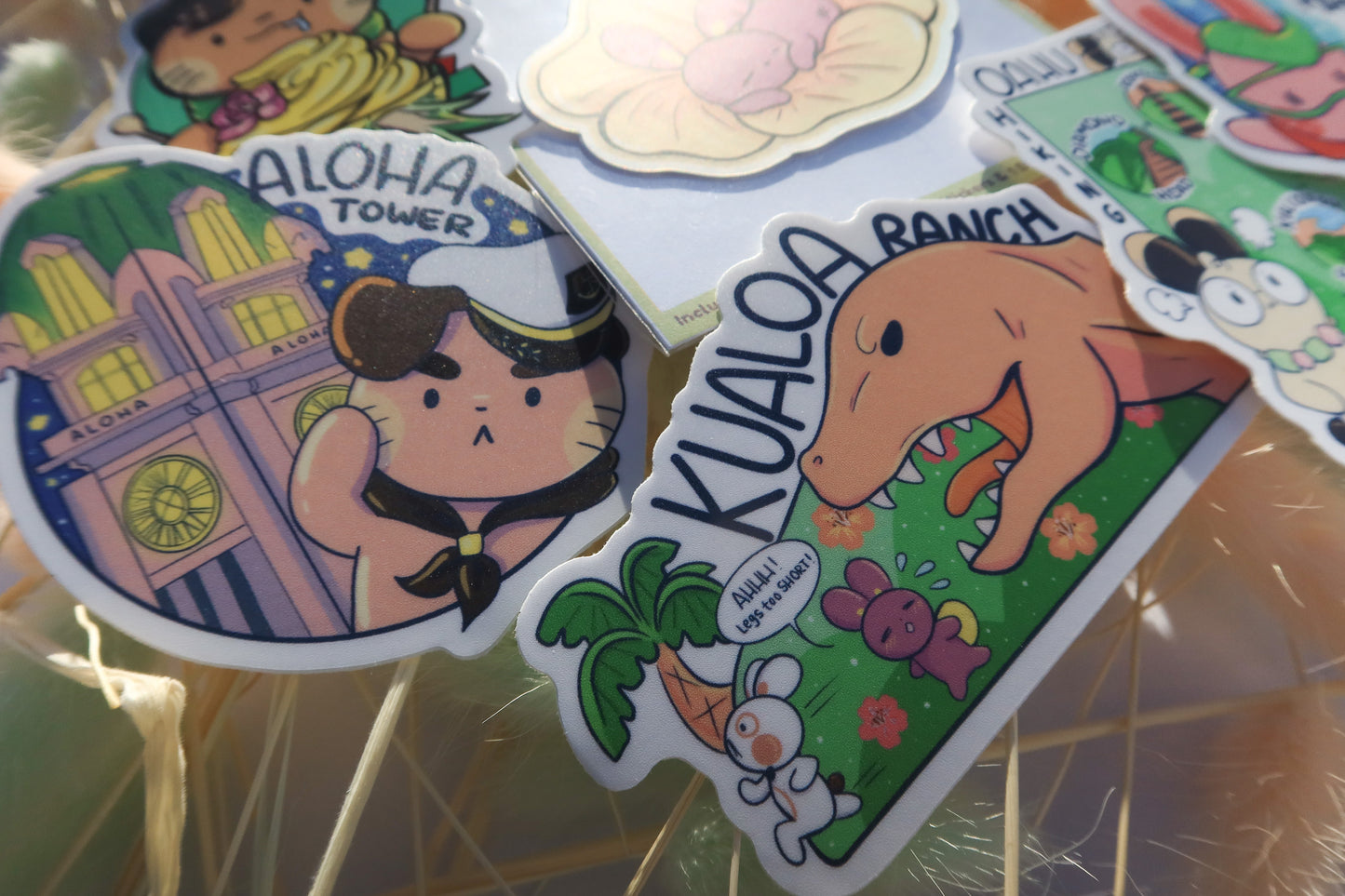 Hawaii Collection Fluffle Pack - OAHU (6 Vinyl + free Holo Bora Gogu Sticker)