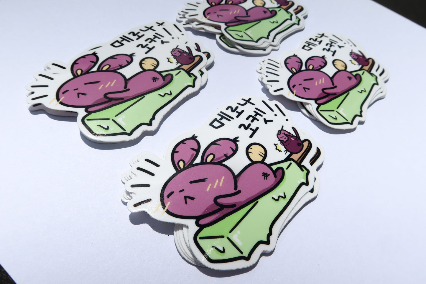 Bora Gogu Melon Bar - Melona Rocket!  3" Sticker