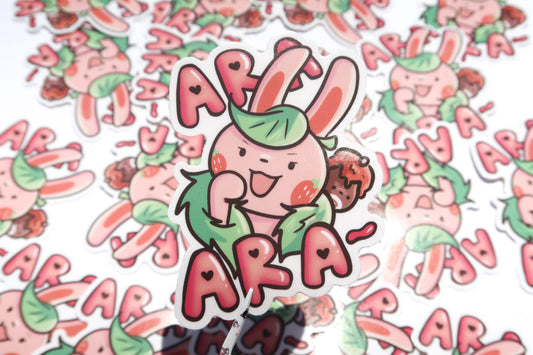 Beri Ara Ara 3" Vinyl Sticker