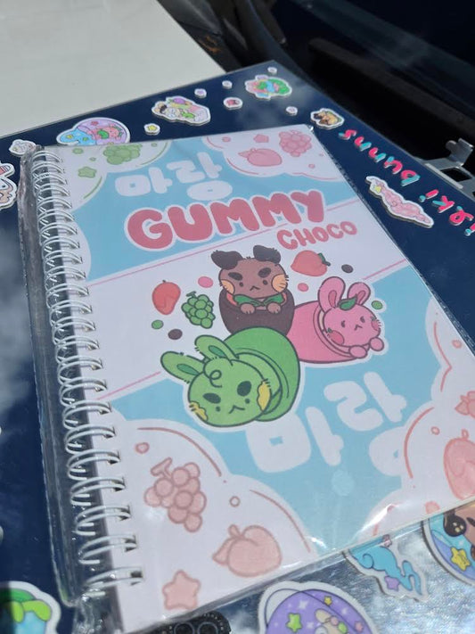 Gummy Choco A5 Reusable Sticker Book